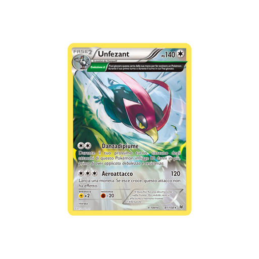 Unfezant 81/108 | Cloclorinda.it