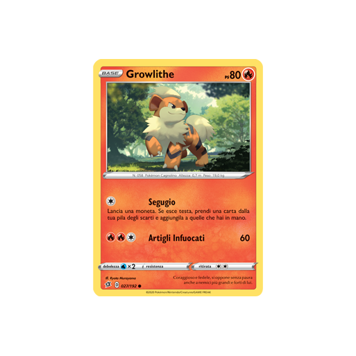 Growlithe 027/192 | Cloclorinda.it