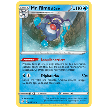 Mr. Rime di Galar 038/192 | Cloclorinda.it