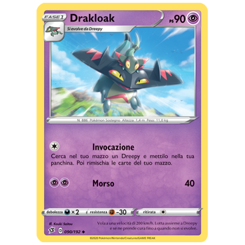 Drakloak 090/192 | Cloclorinda.it