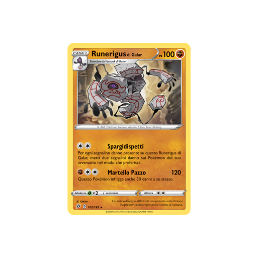 Runerigus di Galar 102/192 | Cloclorinda.it