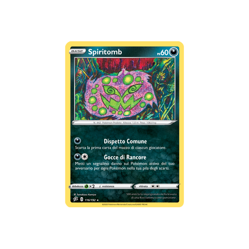 Spiritomb 116/192 | Cloclorinda.it