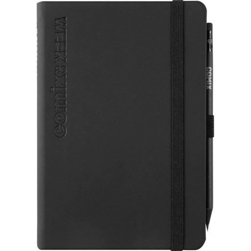 Agenda 12 Mesi 2026 Medium Settimanale - Agende COMIX Nero | Cloclorinda.it