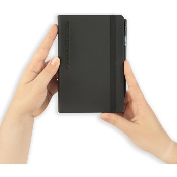 Agenda 12 Mesi 2026 Medium Settimanale - Agende COMIX Nero | Cloclorinda.it