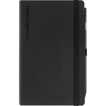 Agenda 12 Mesi 2026 Large Giornaliera - Agende COMIX Nero | Cloclorinda.it