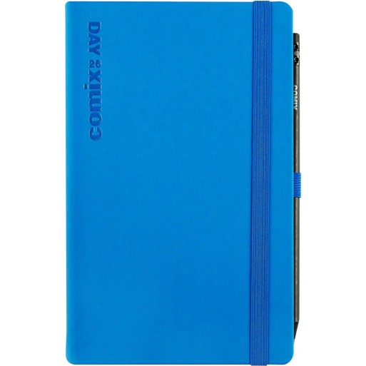 Agenda 12 Mesi 2026 Large Giornaliera - Agende COMIX Blu | Cloclorinda.it