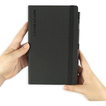 Agenda 12 Mesi 2026 Large Giornaliera - Agende COMIX Nero | Cloclorinda.it