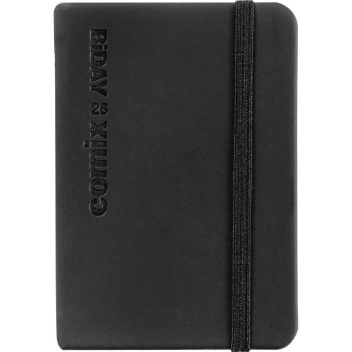 Agenda 12 Mesi 2026 Mini Giornaliera - Agende COMIX Nero | Cloclorinda.it