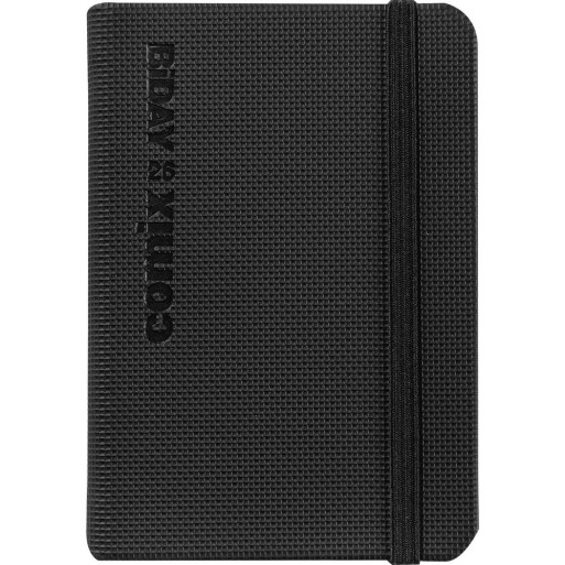 Agenda 12 Mesi 2026 Mini Giornaliera - Agende COMIX Nero | Cloclorinda.it