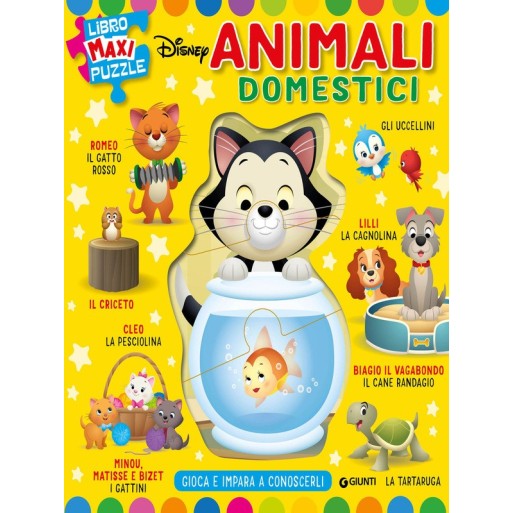 Animali domestici. Libro maxi puzzle Disney. Gioca e impara a conoscerli | Cloclorinda.it
