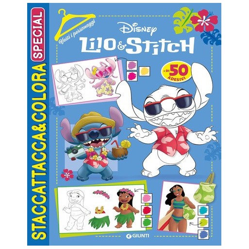 Lilo & Stitch. Staccattacca & colora. Special. Vesti i personaggi. Ediz. a colori | Cloclorinda.it