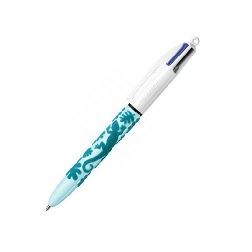 Sfera Bic 4 Colori Collezione"Velours"Velluto Celeste | Cloclorinda.it