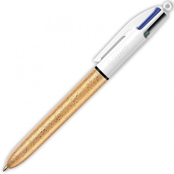 PENNA SFERA 4 COLOURS MEDIUM CHAMPAGNE GOLD BIC | Cloclorinda.it