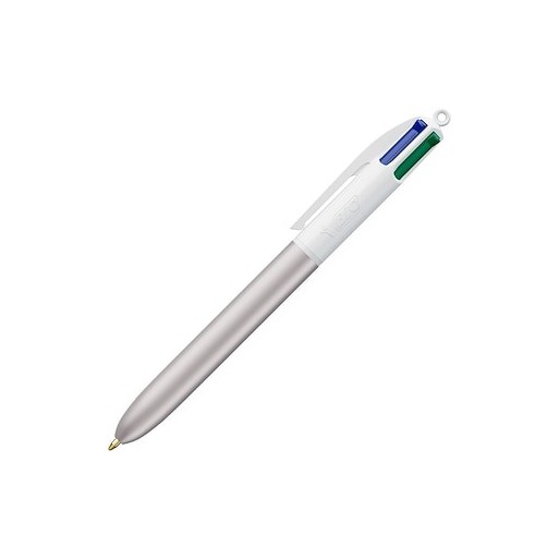 PENNA A SFERA GLACE BIC ROSSA GRIGIO | Cloclorinda.it