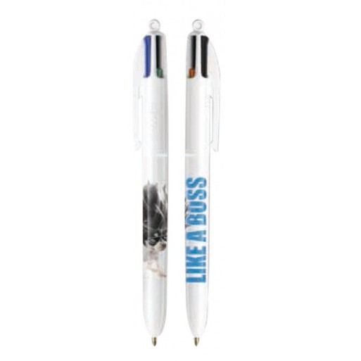 Penna Bic 4 Colori - Like a Boss Cane | Cloclorinda.it