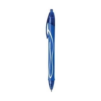 PENNA BIC GELOCITY QUICK-DRY MM.0,7 SCATTO COLORE BLU | Cloclorinda.it
