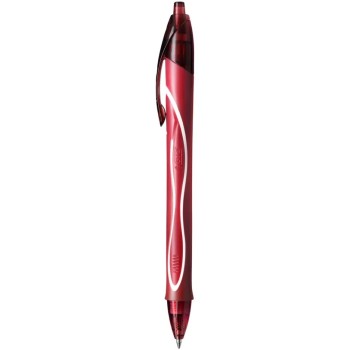 PENNA BIC GELOCITY QUICK-DRY MM.0,7 SCATTO COLORE ROSSO | Cloclorinda.it