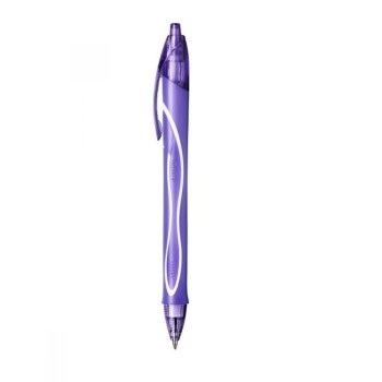 PENNA BIC GELOCITY QUICK-DRY MM.0,7 SCATTO COLORE VIOLA | Cloclorinda.it