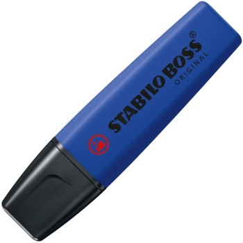 EVIDENZIATORE BOSS ORIGINAL STABILO BLU ELETTRICO | Cloclorinda.it