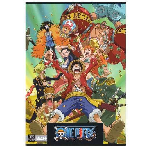 Quaderno scuola A4 100gr ONE PIECE | Cloclorinda.it