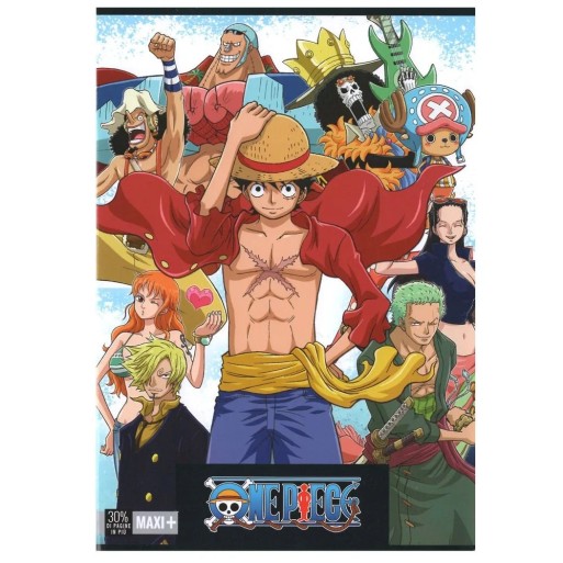 Quaderno scuola A4 100gr ONE PIECE | Cloclorinda.it
