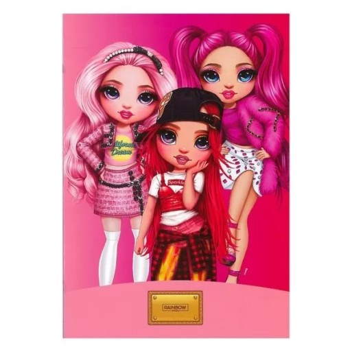 Quaderno scuola A4 100gr RAINBOW HIGH | Cloclorinda.it