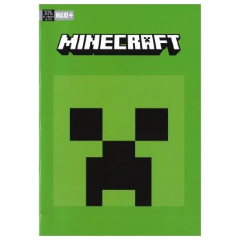 Quaderno scuola A4 100gr MINECRAFT PIXEL | Cloclorinda.it
