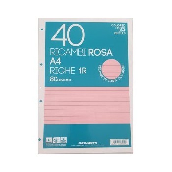 RICAMBI A4 1 RIGO BLASETTI ROSA | Cloclorinda.it