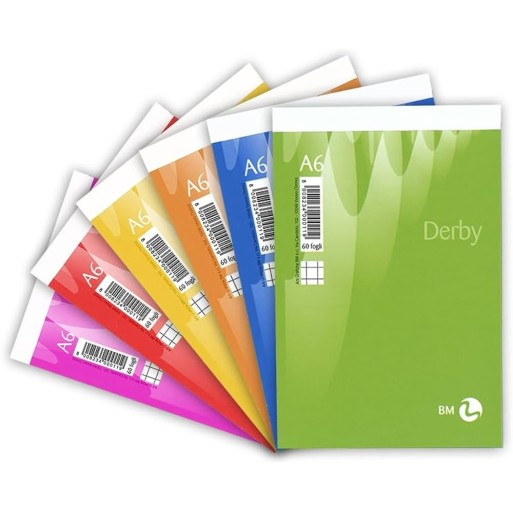 Block Notes Derby A6 – Quadretti 5 mm | Cloclorinda.it