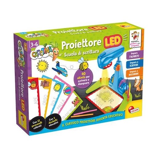Carotina Proiettore Scuola di Lettura e Scrittura | Cloclorinda.it