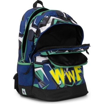 Zaino Organizzato Wwf Verde/blu | Cloclorinda.it