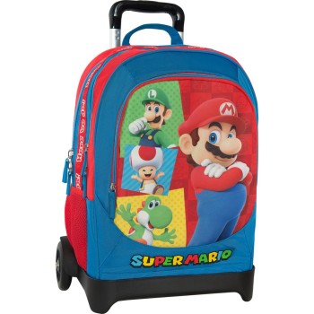 Zaino Trolley Staccabile Super Mario Rosso/Blu | Cloclorinda.it
