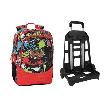 Zaino Trolley Staccabile Comix Wave Paint Ball | Cloclorinda.it