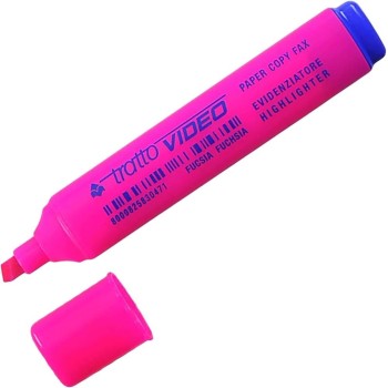 Evidenziatori Tratto Video Fucsia | Cloclorinda.it