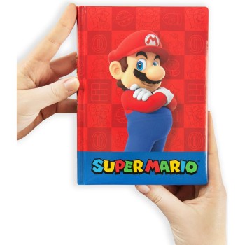 Diario 12 Mesi 2025/26 - Super Mario - Giornaliero Non Datato Rosso/Blu | Cloclorinda.it