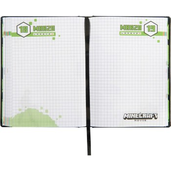 Diario 12 Mesi 2025/26 - Minecraft - Giornaliero Non Datato Nero | Cloclorinda.it
