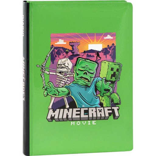 Diario 12 Mesi 2025/26 - Minecraft - Giornaliero Non Datato Verde | Cloclorinda.it