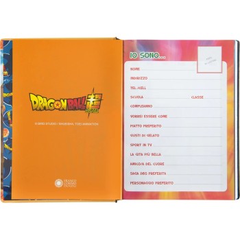 Diario 12 Mesi 2025/26 - Dragon Ball - Giornaliero Non Datato Blu | Cloclorinda.it