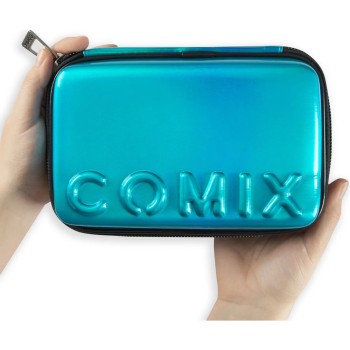 Astuccio Maxi Zip COMIX Celeste | Cloclorinda.it