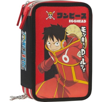 Astuccio 3 Zip One Piece Rosso | Cloclorinda.it