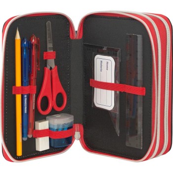 Astuccio 3 Zip One Piece Rosso | Cloclorinda.it