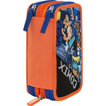 Astuccio 3 Zip COMIX Bright Blu | Cloclorinda.it