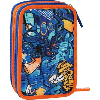 Astuccio 3 Zip COMIX Bright Blu | Cloclorinda.it
