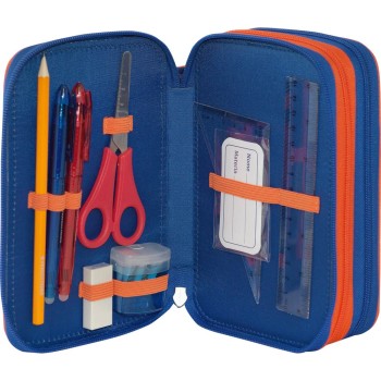 Astuccio 3 Zip COMIX Bright Blu | Cloclorinda.it