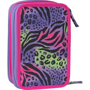 Astuccio 3 Zip Wwf Viola | Cloclorinda.it