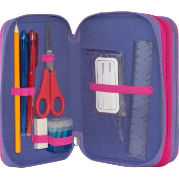 Astuccio 3 Zip Wwf Viola | Cloclorinda.it