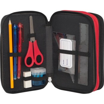 Astuccio 3 Zip COMIX Wave Nero | Cloclorinda.it