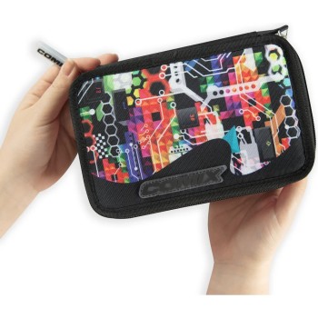Astuccio 3 Zip COMIX Wave Nero | Cloclorinda.it
