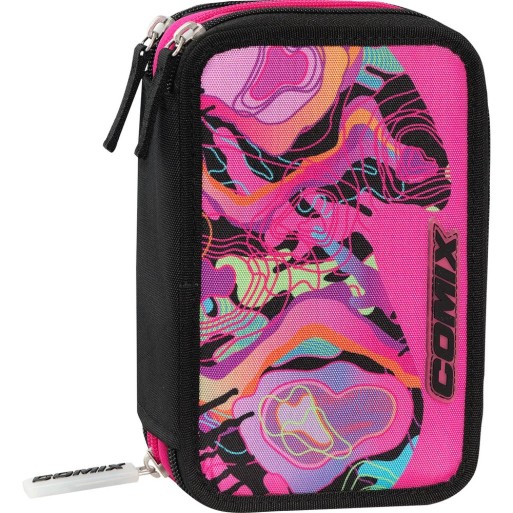 Astuccio 3 Zip COMIX Wave Rosa | Cloclorinda.it
