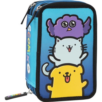 Astuccio 3 Zip COMIX Scottecs By Sio Blu | Cloclorinda.it